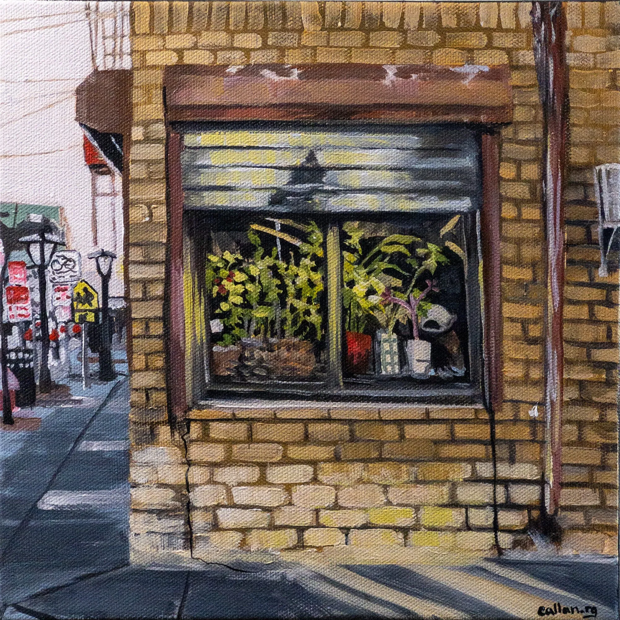 Painting by Callan