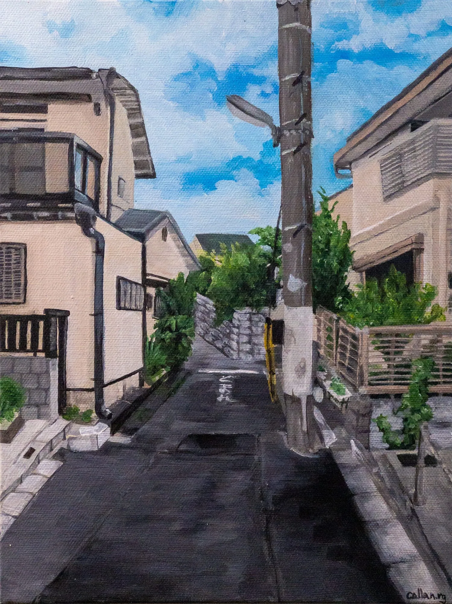 Painting by Callan