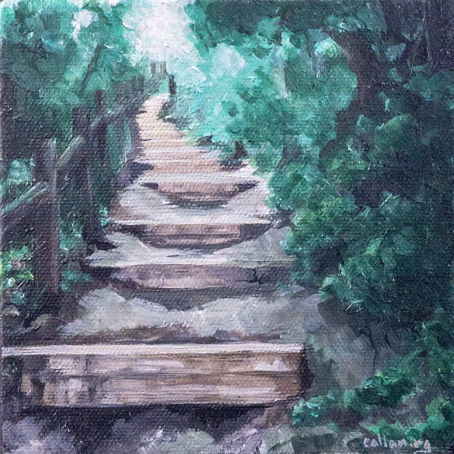 Painting by Callan