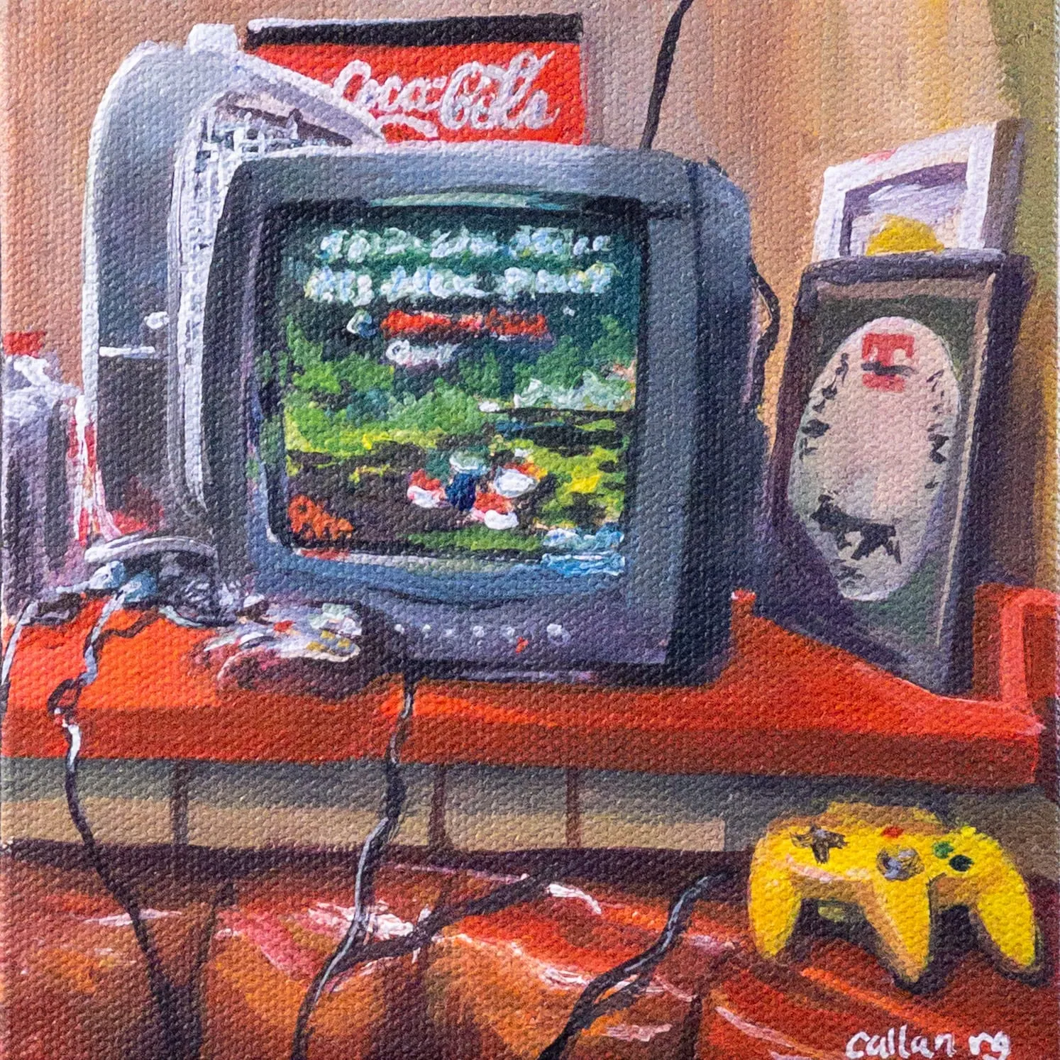Painting by Callan