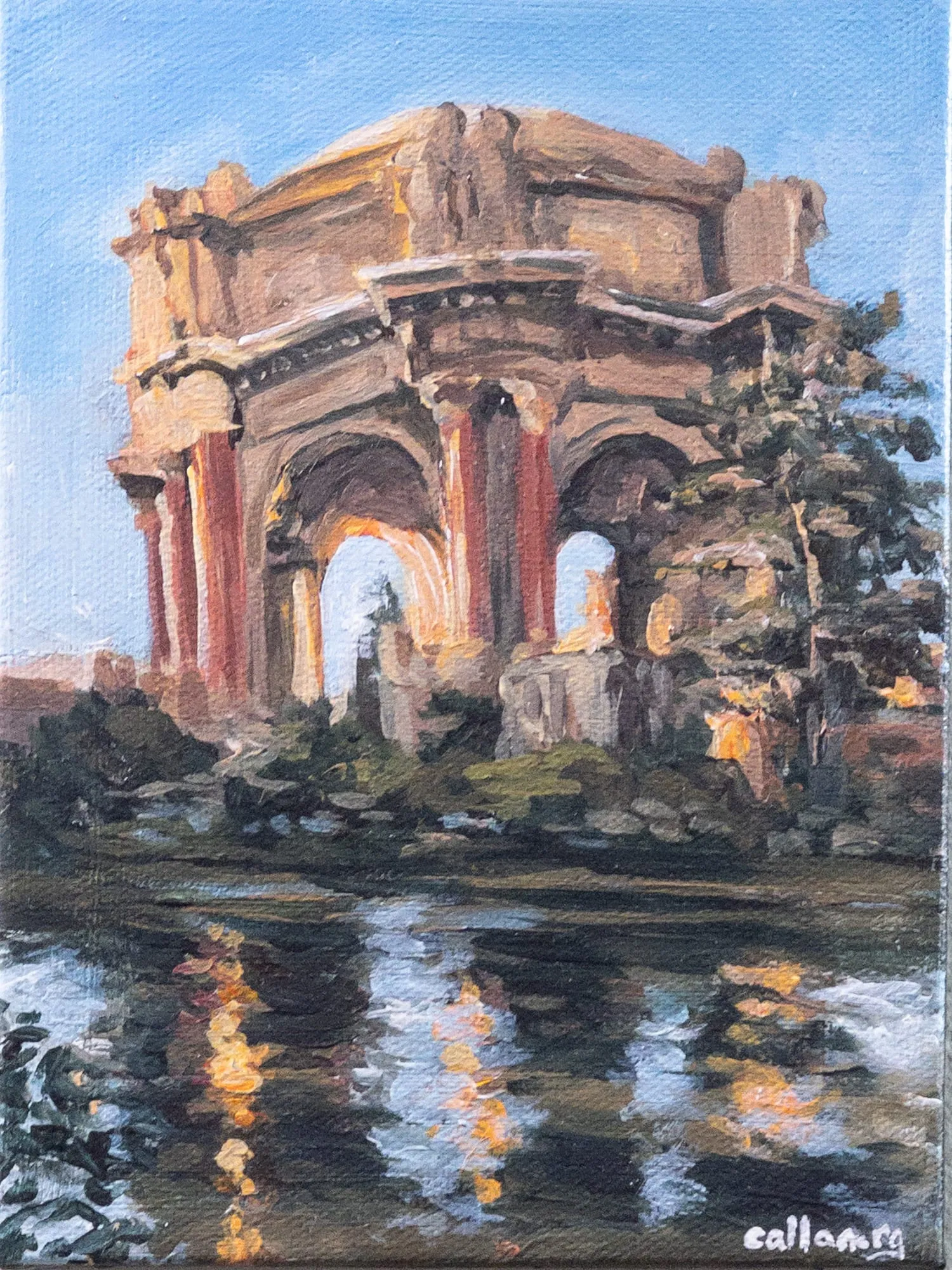 Painting by Callan