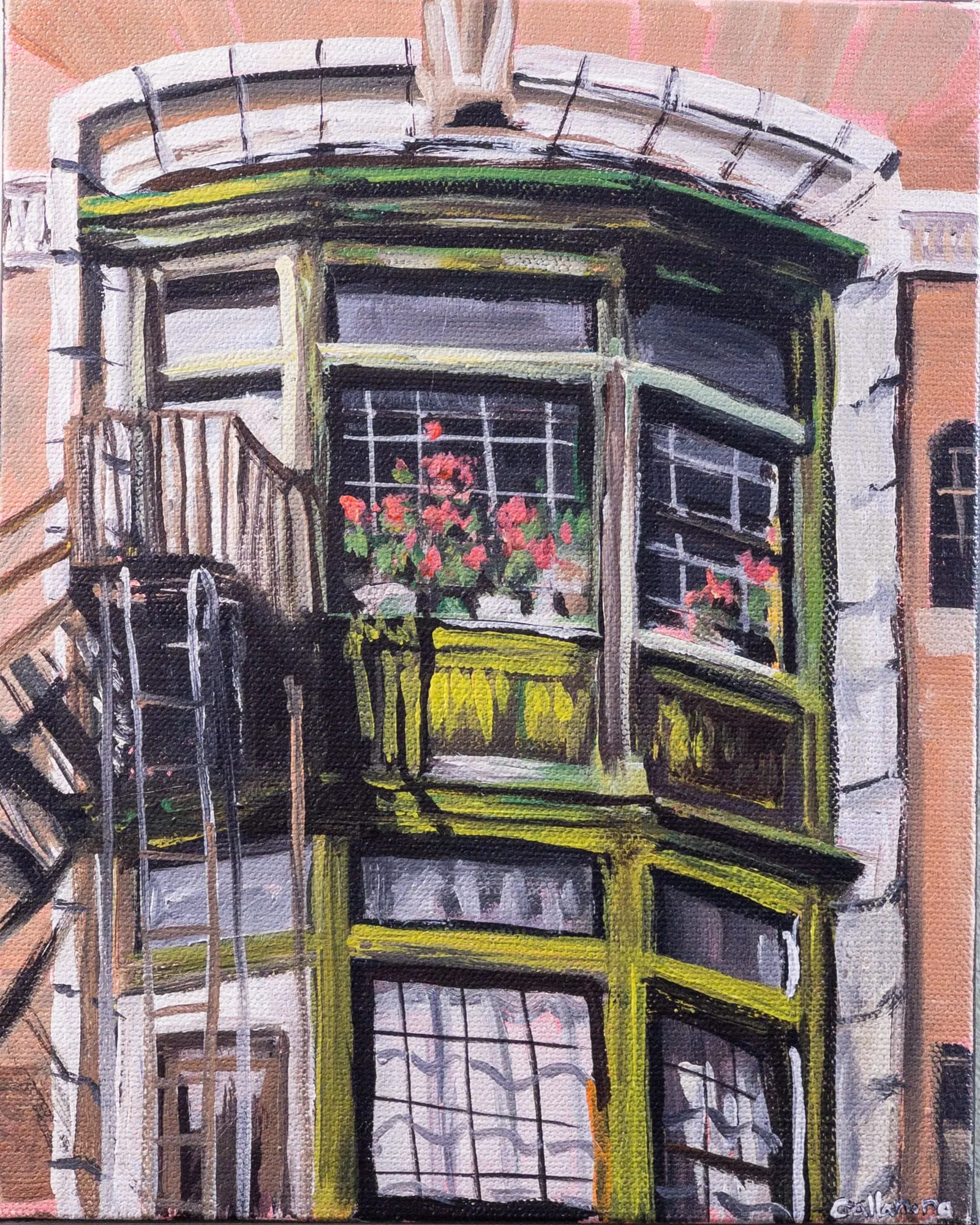 Painting by Callan