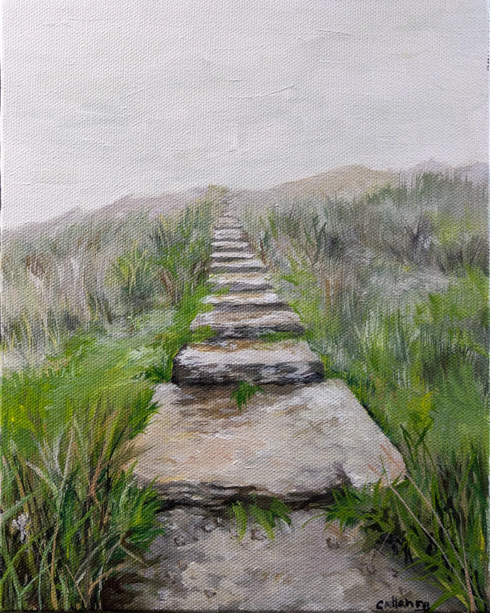 Painting by Callan