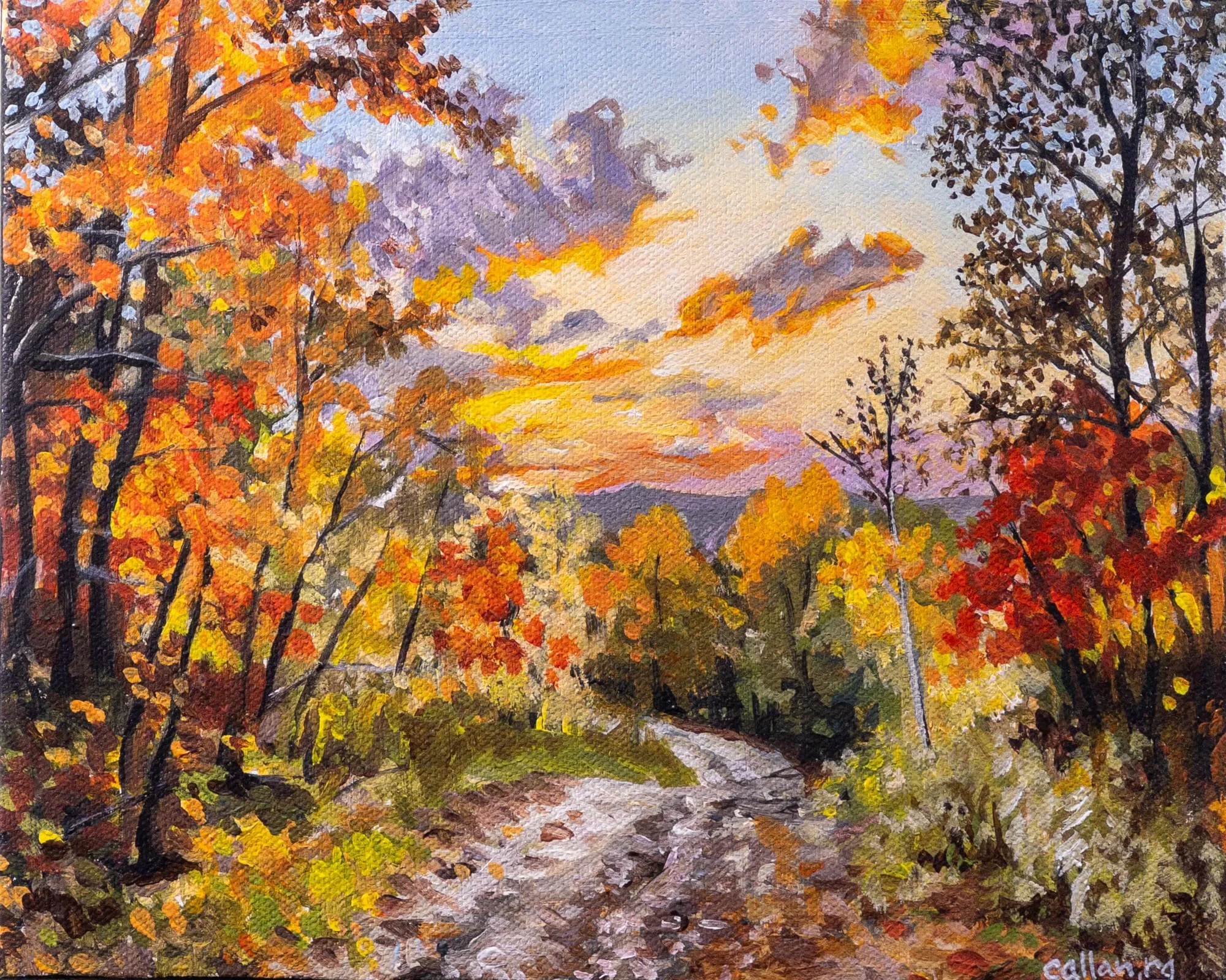Painting by Callan