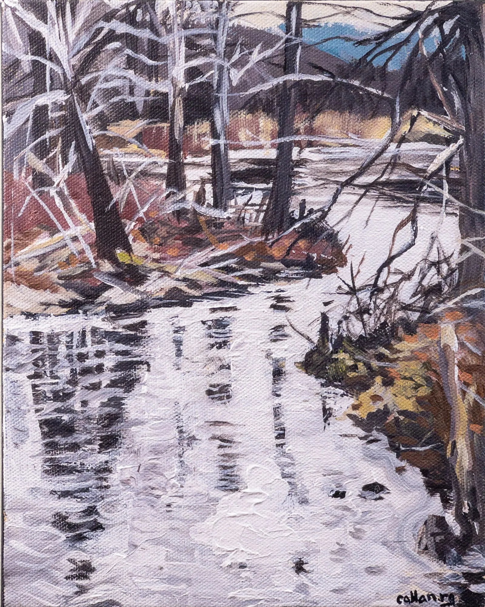 Painting by Callan