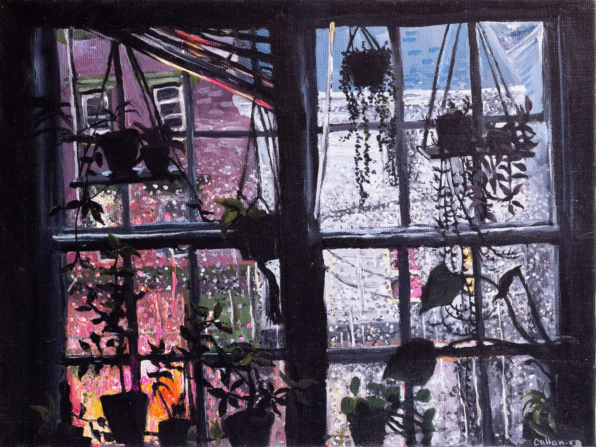 Painting by Callan