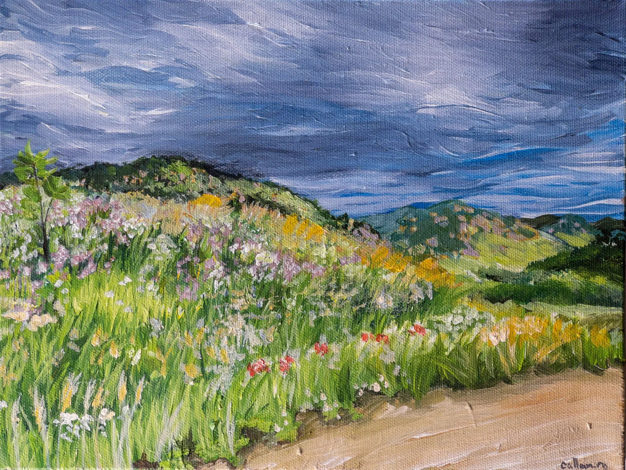 Painting by Callan