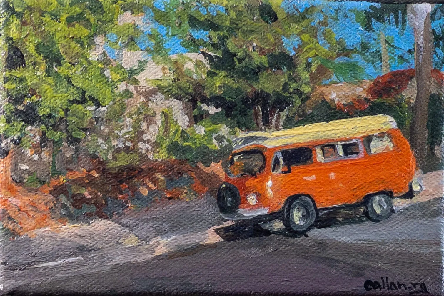 Painting by Callan