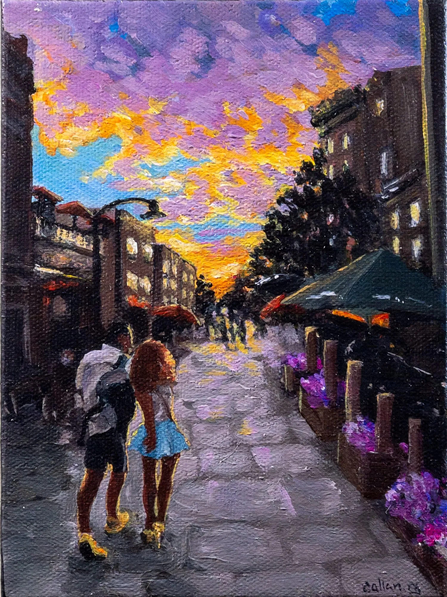 Painting by Callan