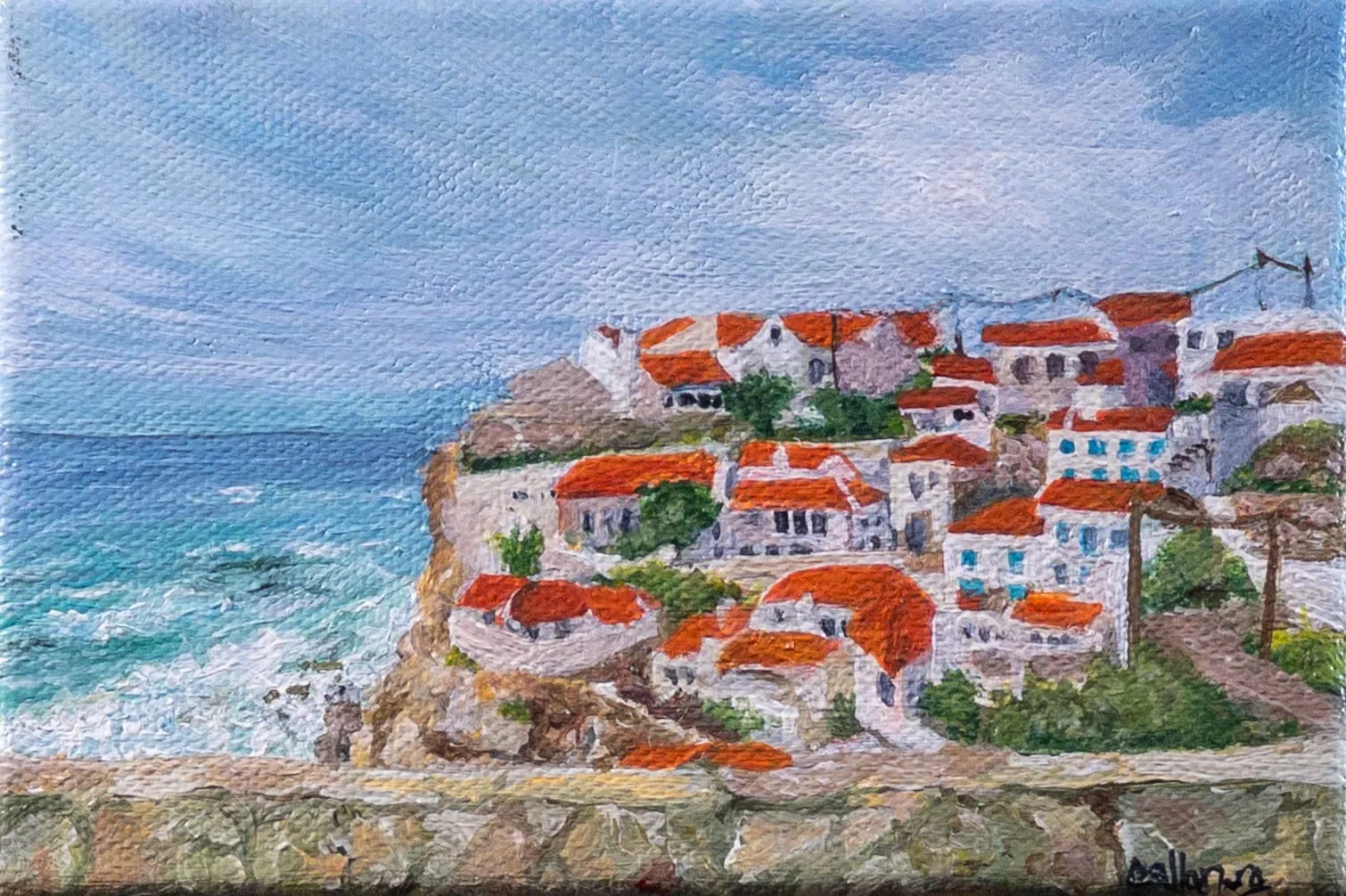 Painting by Callan