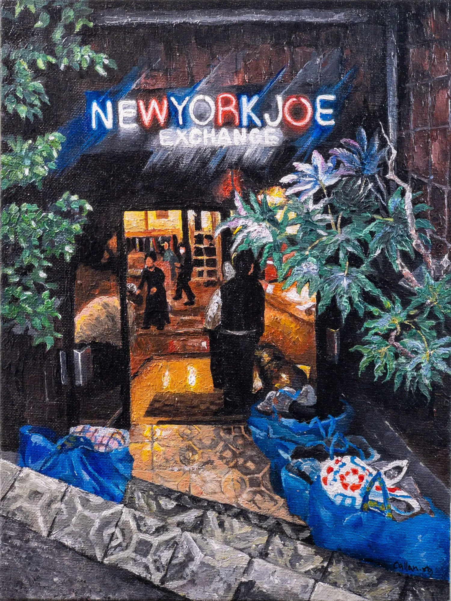 Painting by Callan