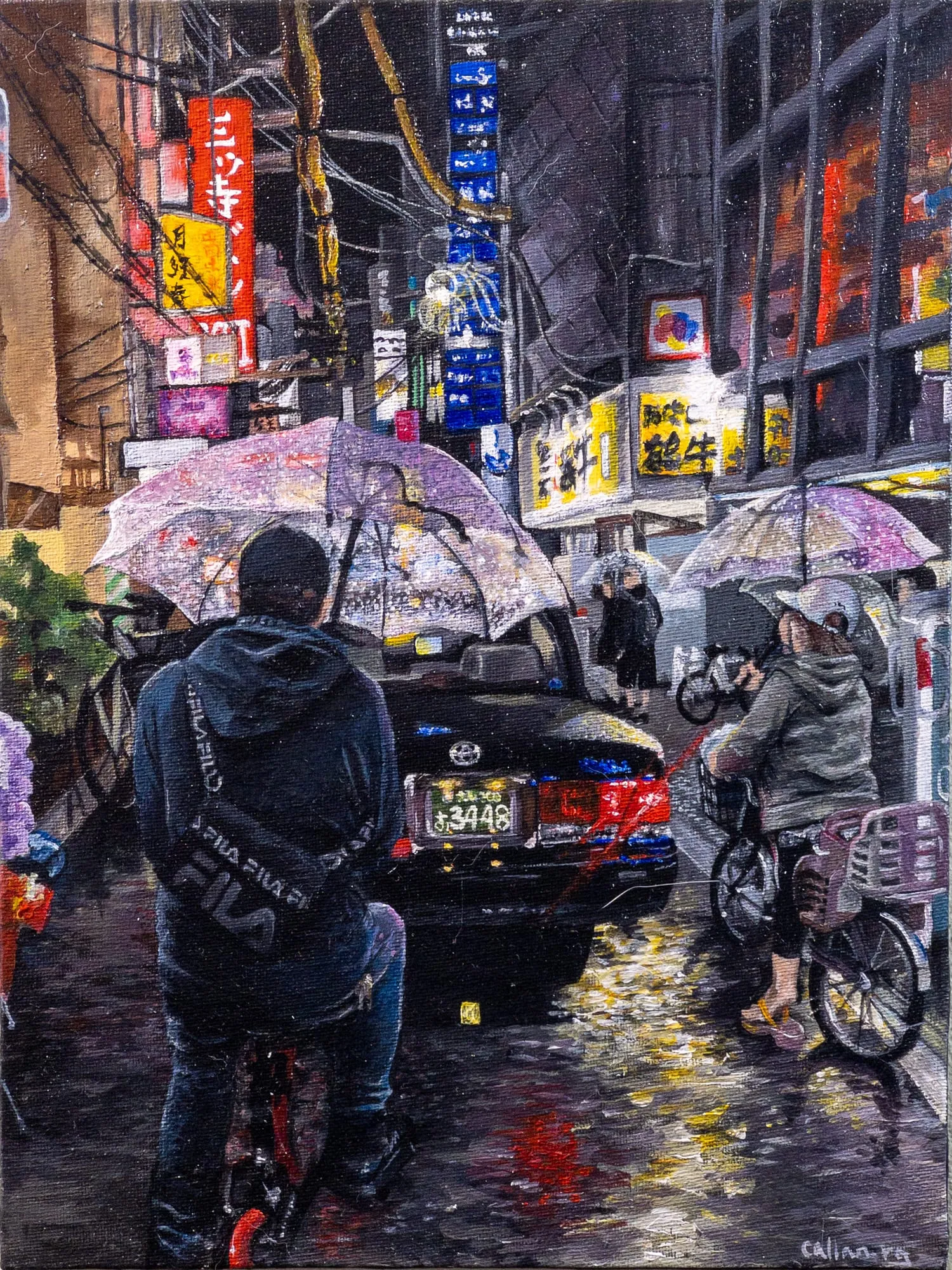 Painting by Callan