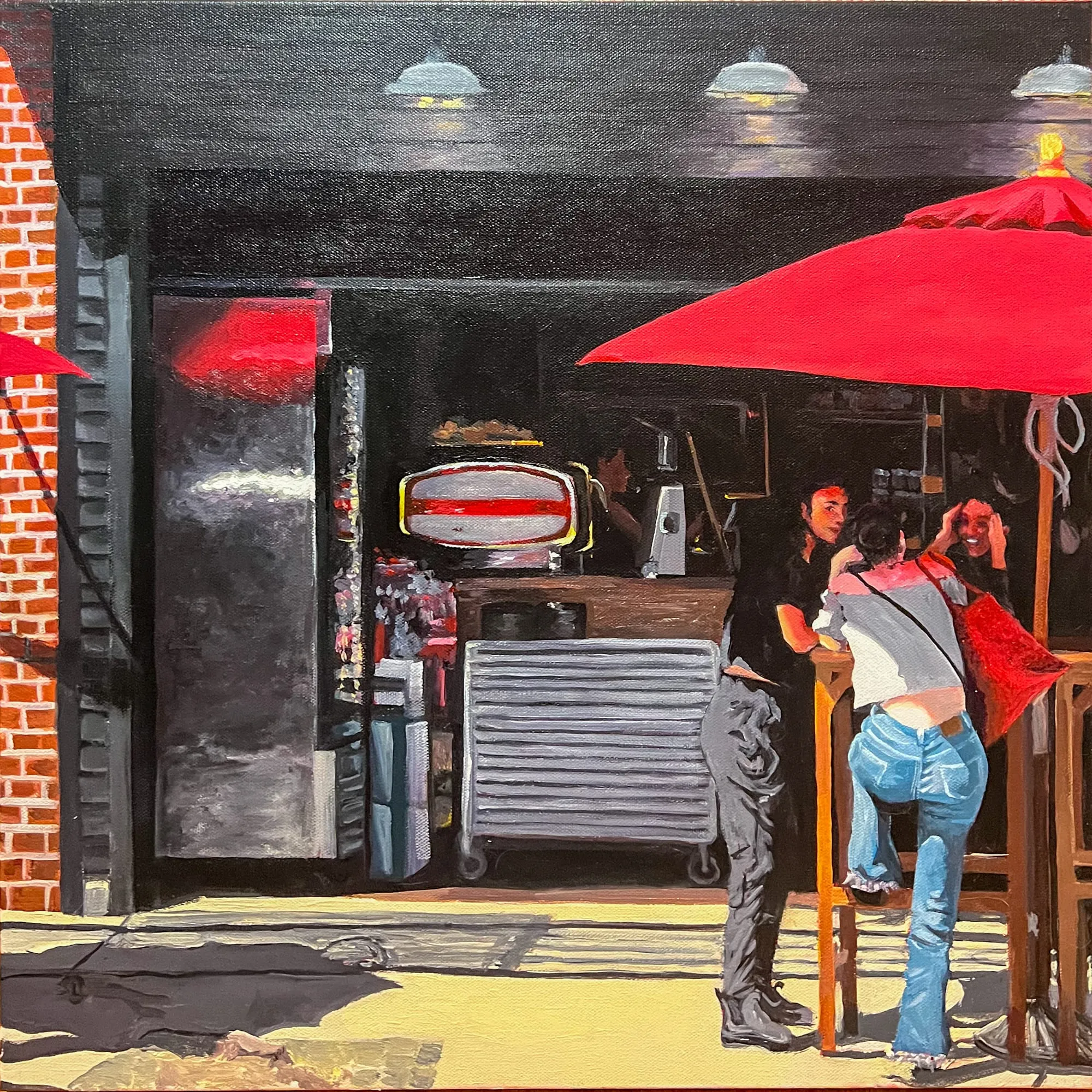Painting by Callan