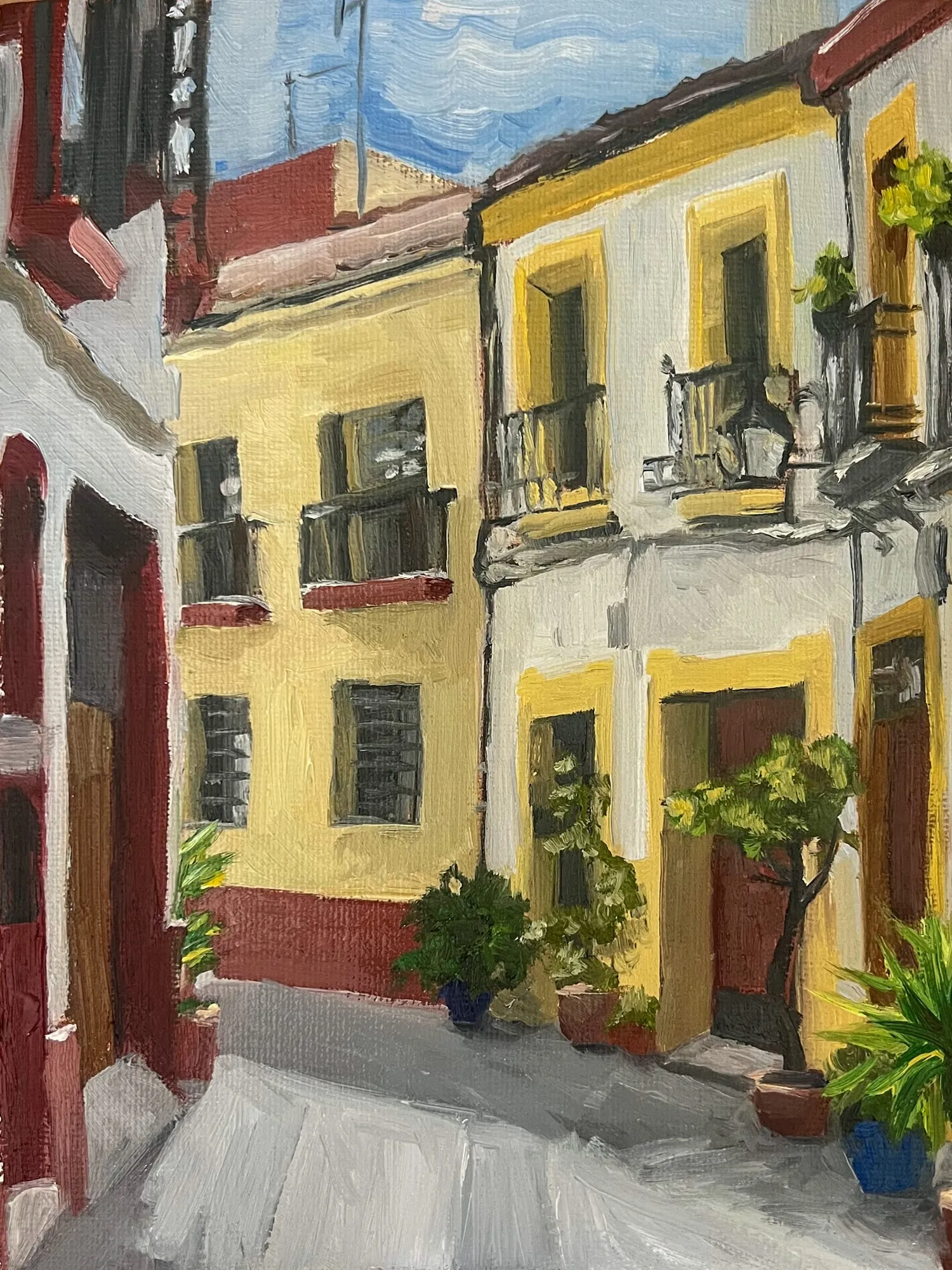 Painting by Callan