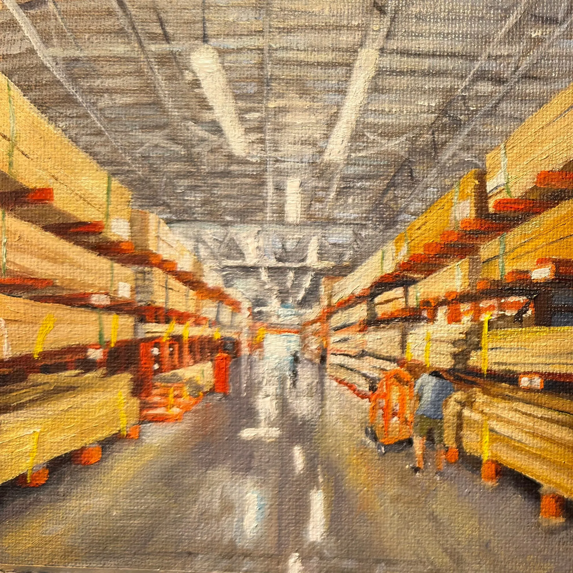 Painting by Callan