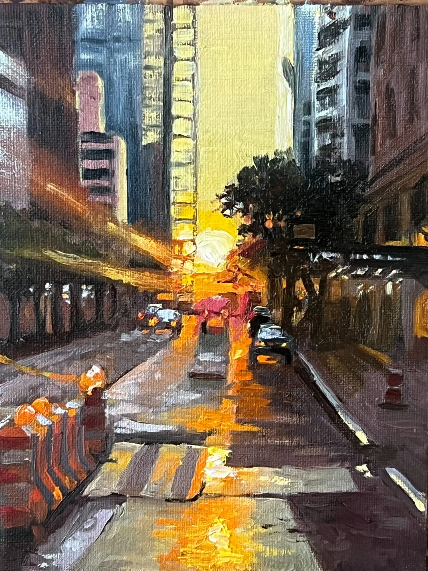Painting by Callan