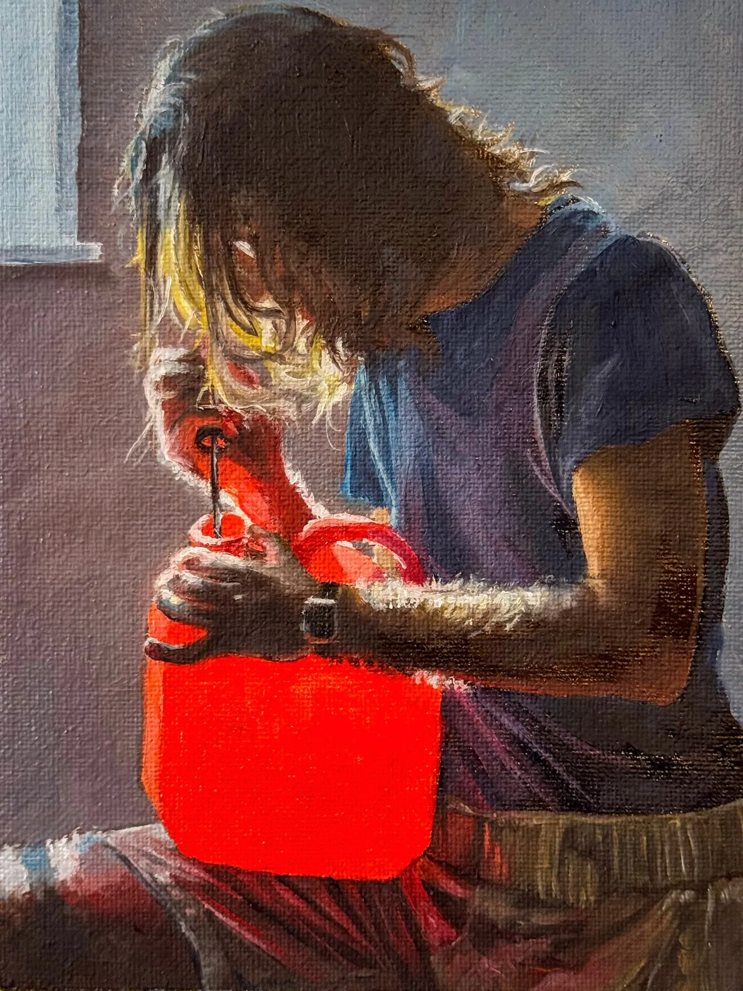 Painting by Callan