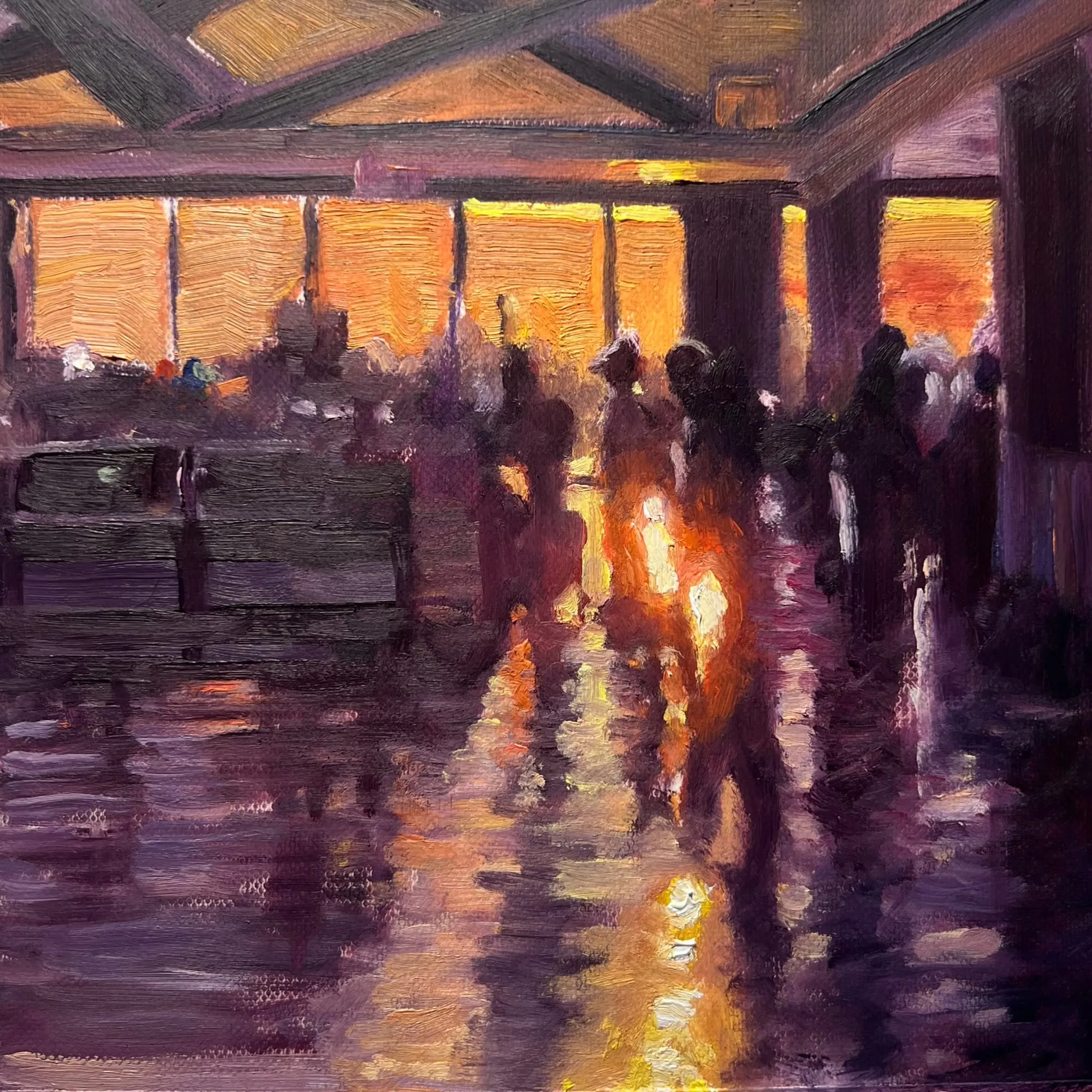 Painting by Callan