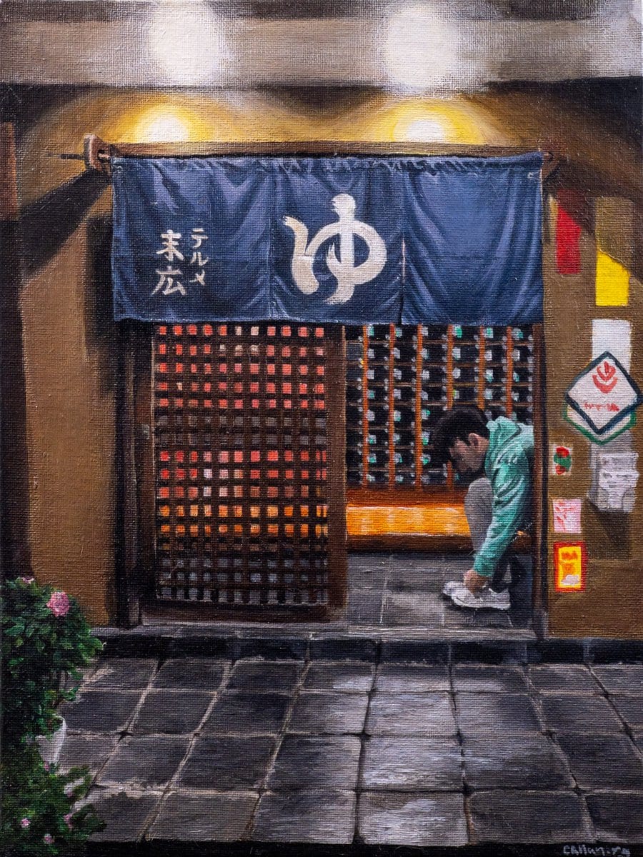 Acrylic painting
