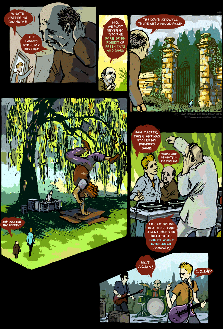 Webcomic-inspired work