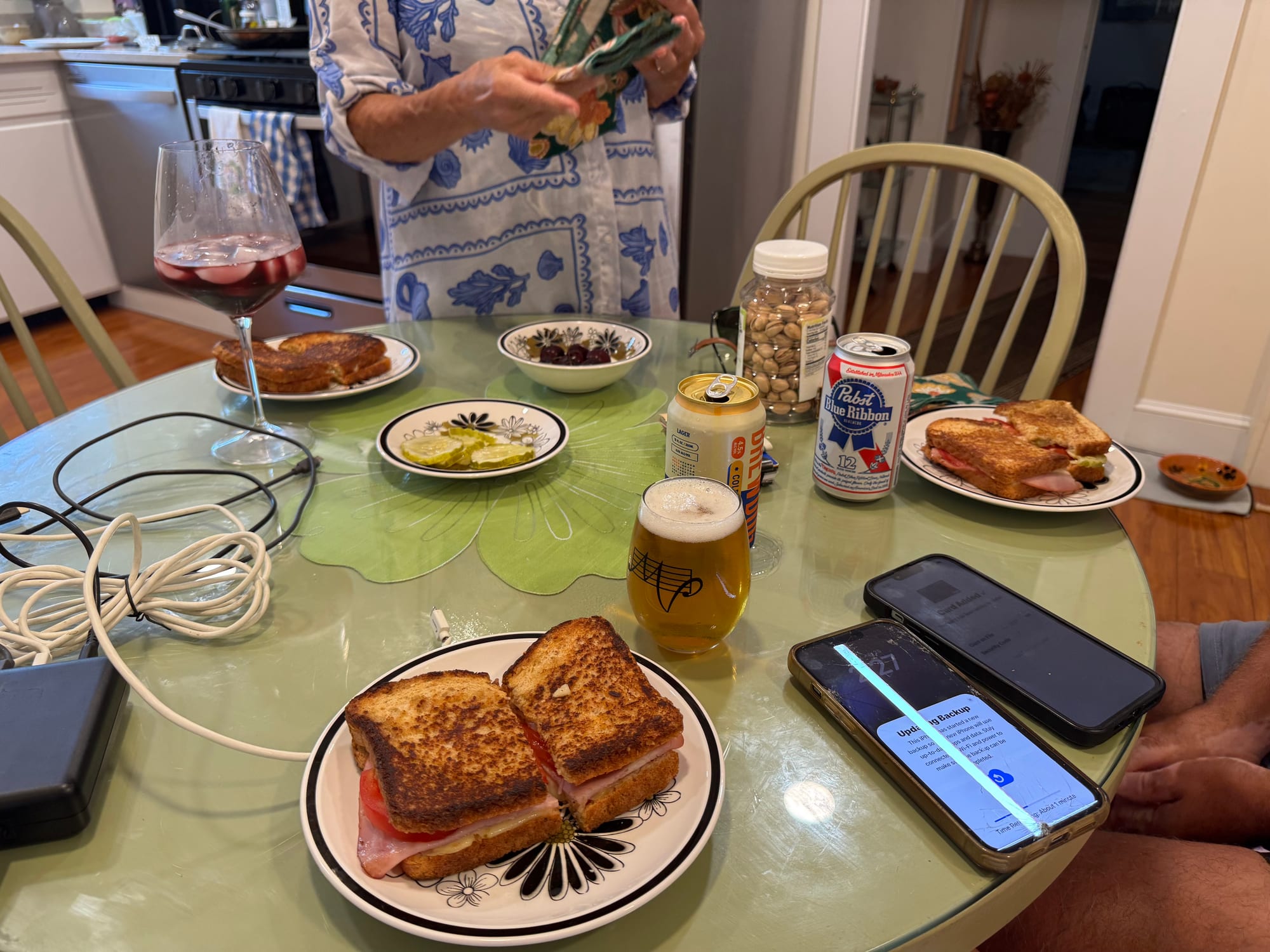 Our food and the broken phone